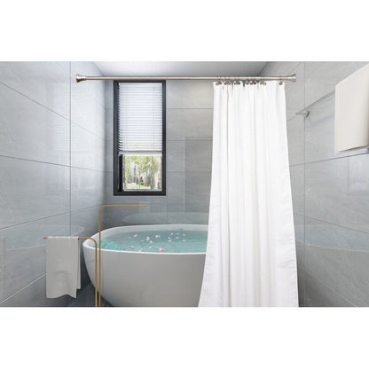 Anneaux de rideau de douche en métal antirouille Utopia Alley pour salle de bain, lot de 12