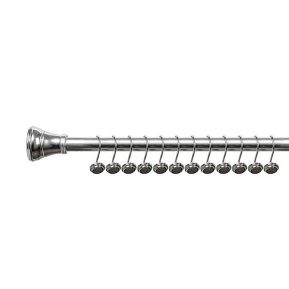 Anneaux de rideau de douche en métal antirouille Utopia Alley pour salle de bain, lot de 12
