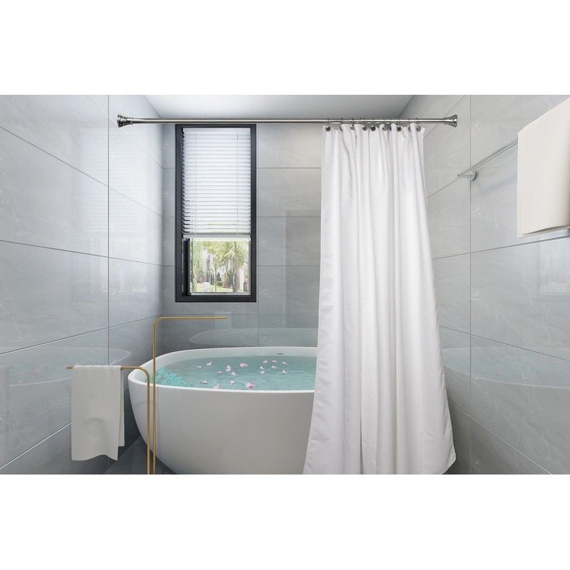 Anneaux de rideau de douche en métal antirouille Utopia Alley pour salle de bain, lot de 12