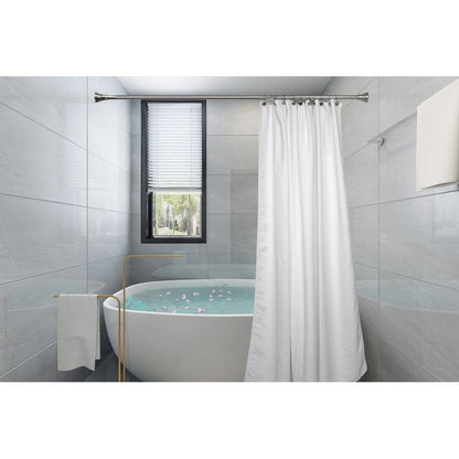 Anneaux de rideau de douche en métal antirouille Utopia Alley pour salle de bain, lot de 12