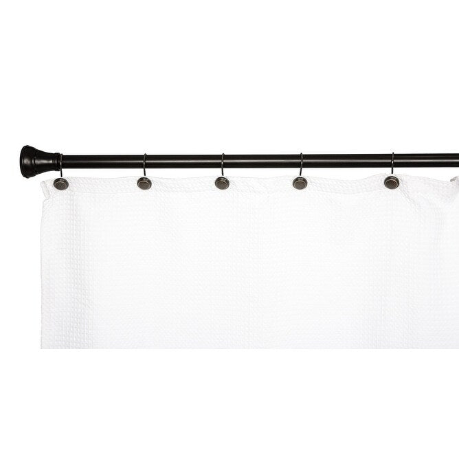 Anneaux de rideau de douche en métal antirouille Utopia Alley pour salle de bain, lot de 12