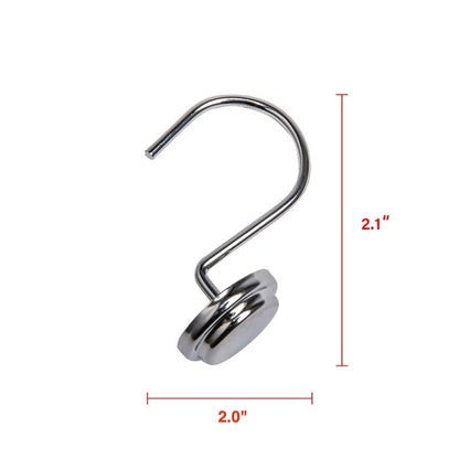 Anneaux de rideau de douche en métal antirouille Utopia Alley pour salle de bain, lot de 12
