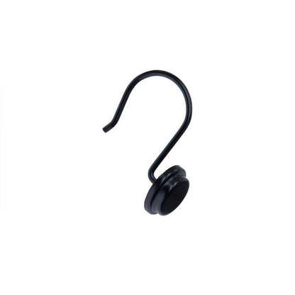 Anneaux de rideau de douche en métal antirouille Utopia Alley pour salle de bain, lot de 12