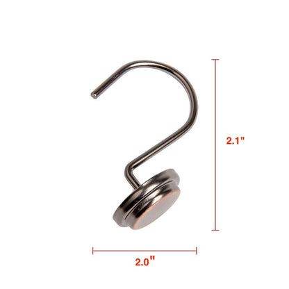 Anneaux de rideau de douche en métal antirouille Utopia Alley pour salle de bain, lot de 12