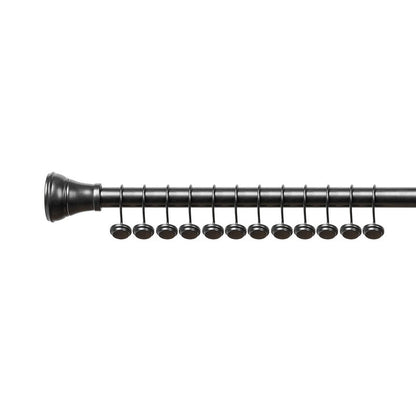 Anneaux de rideau de douche en métal antirouille Utopia Alley pour salle de bain, lot de 12