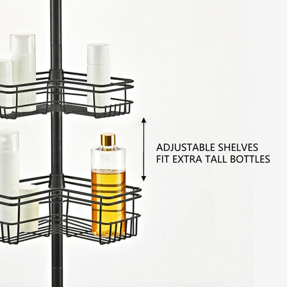 Support de douche Utopia Alley résistant à la rouille, 4 étagères profondes