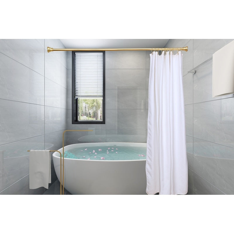 Anneaux de rideau de douche en zinc antirouille Utopia Alley pour salle de bain, lot de 12