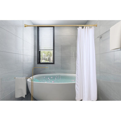 Anneaux de rideau de douche en zinc antirouille Utopia Alley pour salle de bain, lot de 12