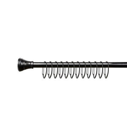 Anneaux de rideau de douche en zinc antirouille Utopia Alley pour salle de bain, lot de 12