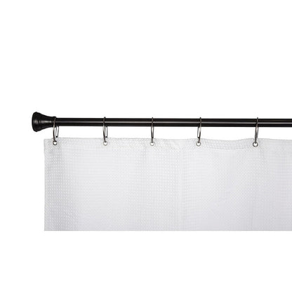 Anneaux de rideau de douche en zinc antirouille Utopia Alley pour salle de bain, lot de 12