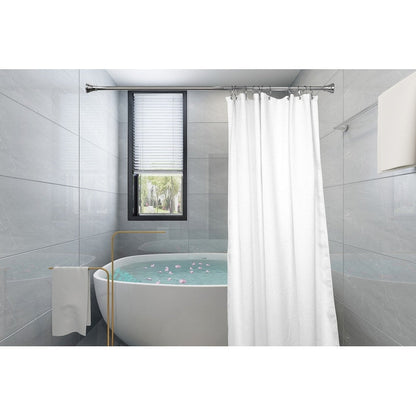 Anneaux de rideau de douche en zinc antirouille Utopia Alley pour salle de bain, lot de 12