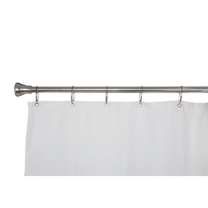 Anneaux de rideau de douche en zinc antirouille Utopia Alley pour salle de bain, lot de 12