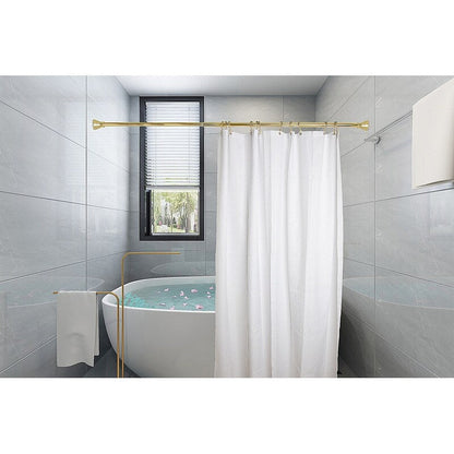 Crochets de douche Utopia Alley - Anneaux de rideau de douche doubles pour salle de bain - Crochets de rideau de douche résistants à la rouille - Lot de 12, dorés