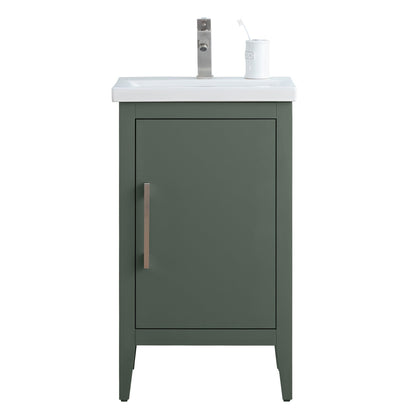 Meuble-lavabo simple Vanity Art 20, 24 ou 30 avec dessus en céramique