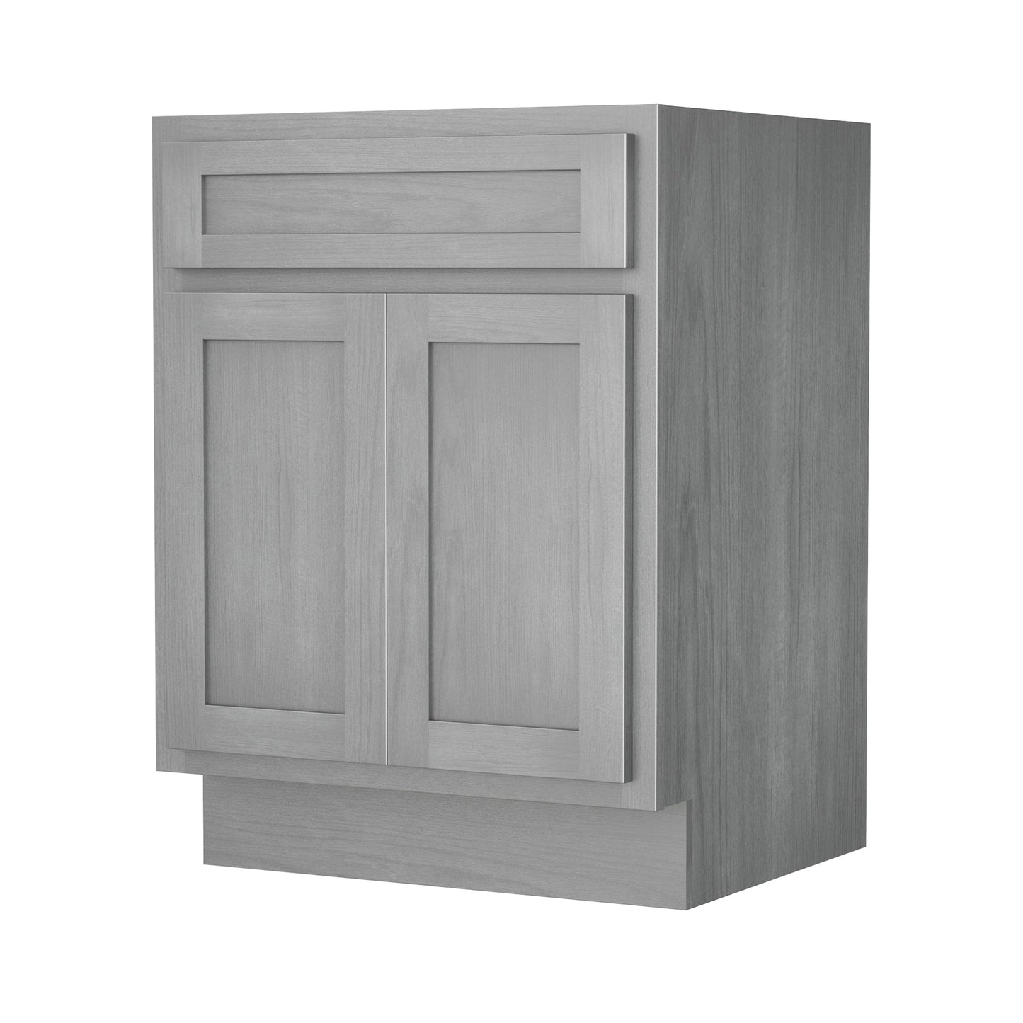Meuble-lavabo simple en bois massif de 24 pouces de Vanity Art