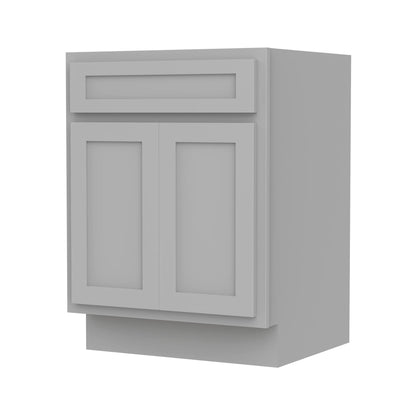 Meuble-lavabo simple en bois massif de 24 pouces de Vanity Art