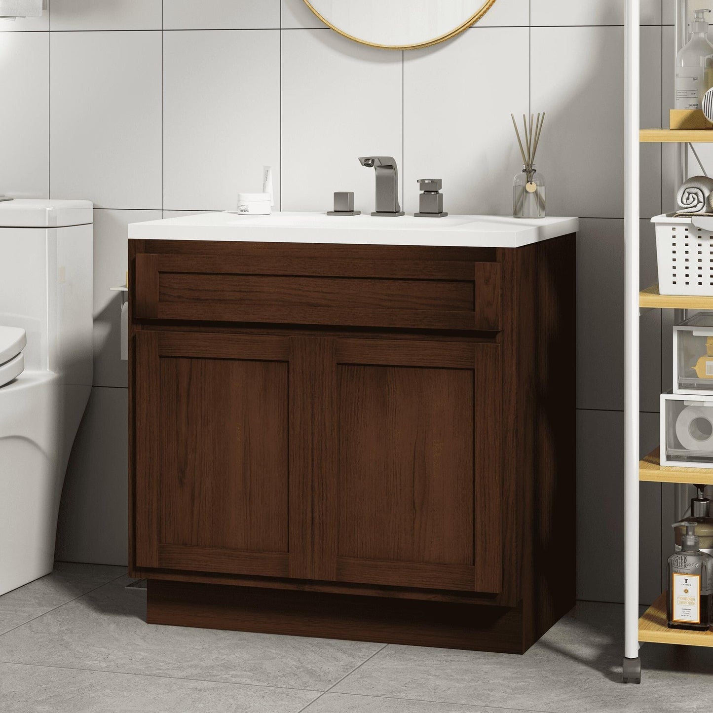 Meuble-lavabo simple de 36 pouces de Vanity Art