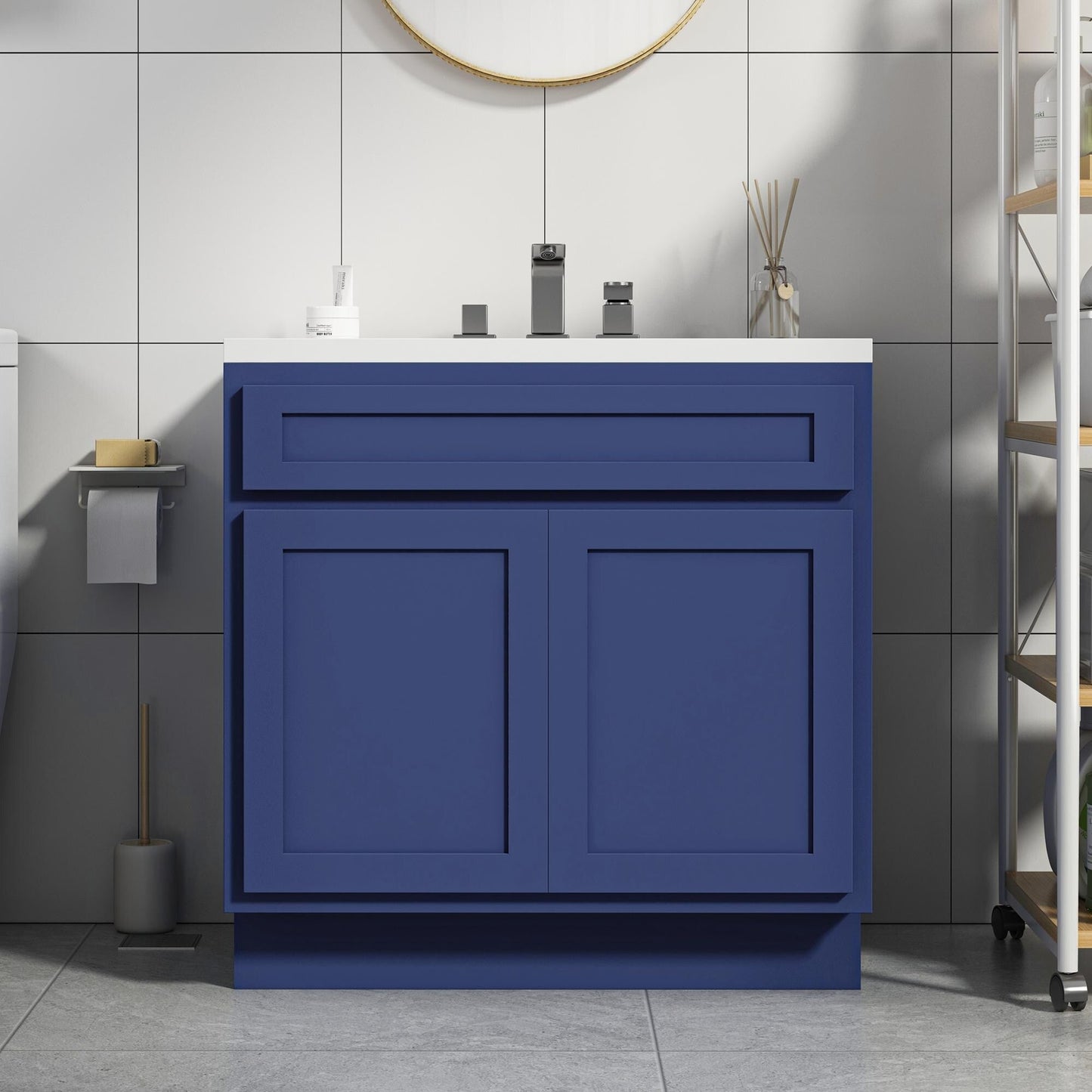 Meuble-lavabo simple de 36 pouces de Vanity Art
