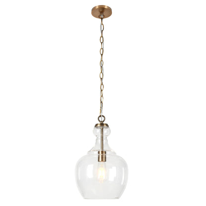 Suspension Verona 11 large avec abat-jour en verre - 11 large