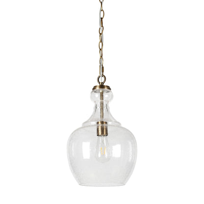 Suspension Verona 11 large avec abat-jour en verre - 11 large