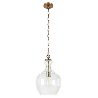 Suspension Verona 11 large avec abat-jour en verre - 11 large