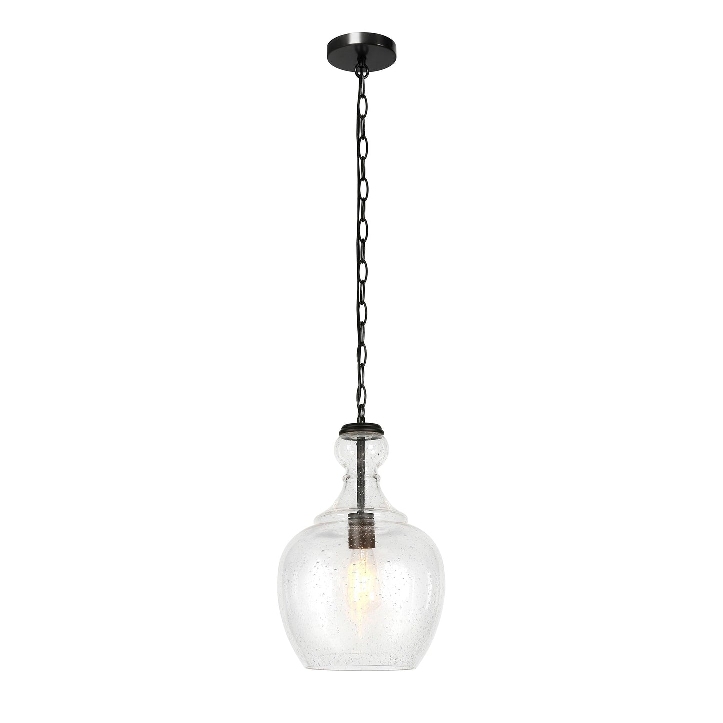 Suspension Verona 11 large avec abat-jour en verre - 11 large