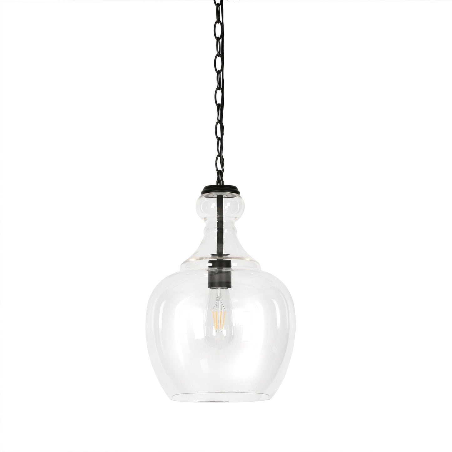 Suspension Verona 11 large avec abat-jour en verre - 11 large