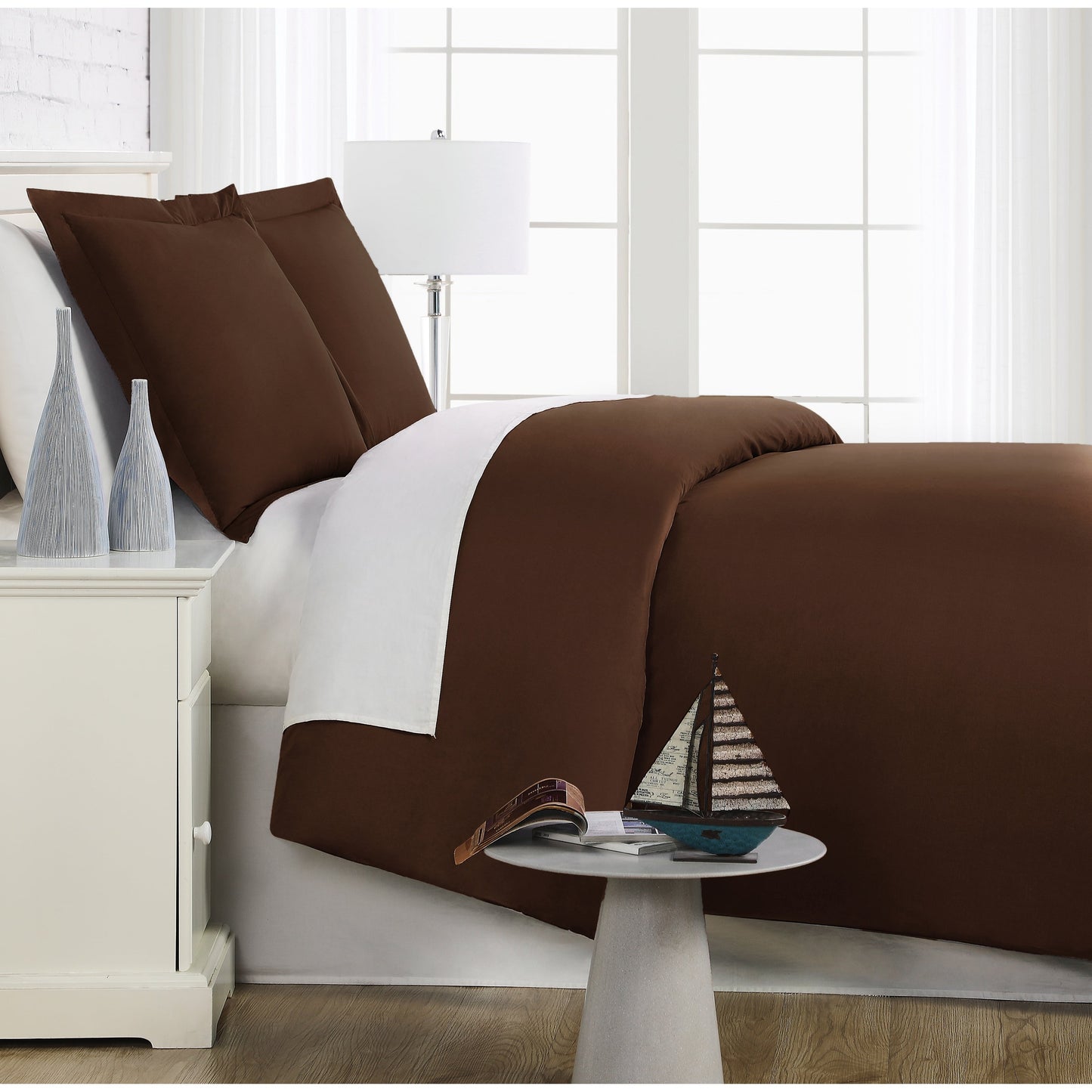Parure de couette 3 pièces ultra-douce Vilano Comfort Premium