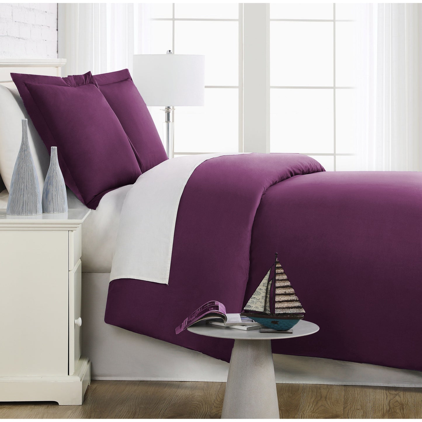 Parure de couette 3 pièces ultra-douce Vilano Comfort Premium