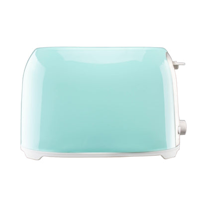 Grille-pain vintage 2 tranches Cool Touch extra larges, turquoise
