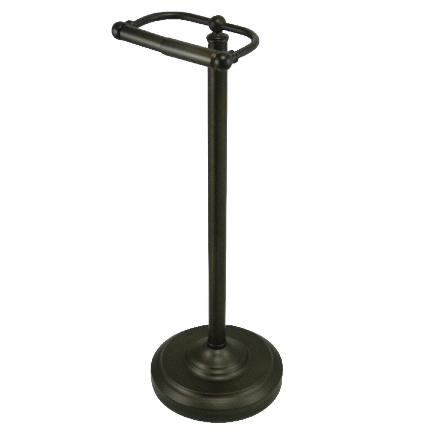 Porte-papier hygiénique vintage sur pied - Bronze huilé