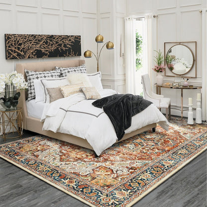 Tapis abstrait moderne vintage