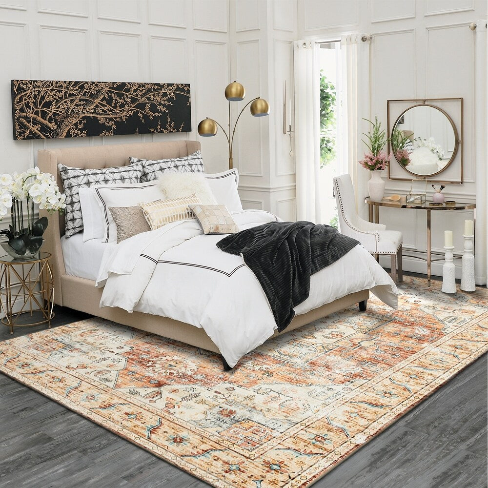Tapis abstrait moderne vintage