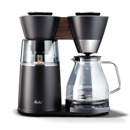 Cafetière filtre Vision Luxe 12 tasses avec tableau de bord rotatif