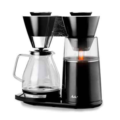 Cafetière filtre Vision Luxe 12 tasses avec tableau de bord rotatif