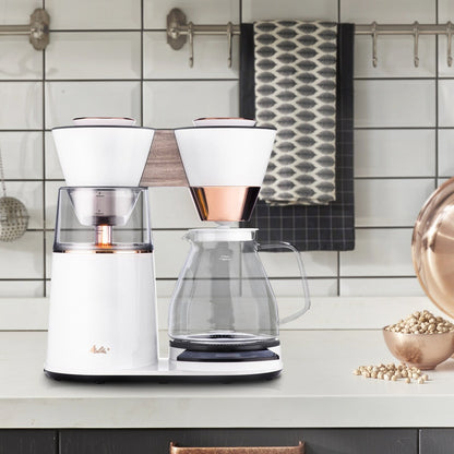 Cafetière filtre Vision Luxe 12 tasses avec tableau de bord rotatif