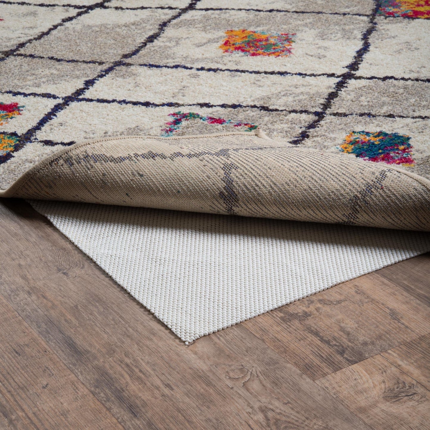 Sous-tapis d'intérieur rembourré et confortable Vista Home. - Beige