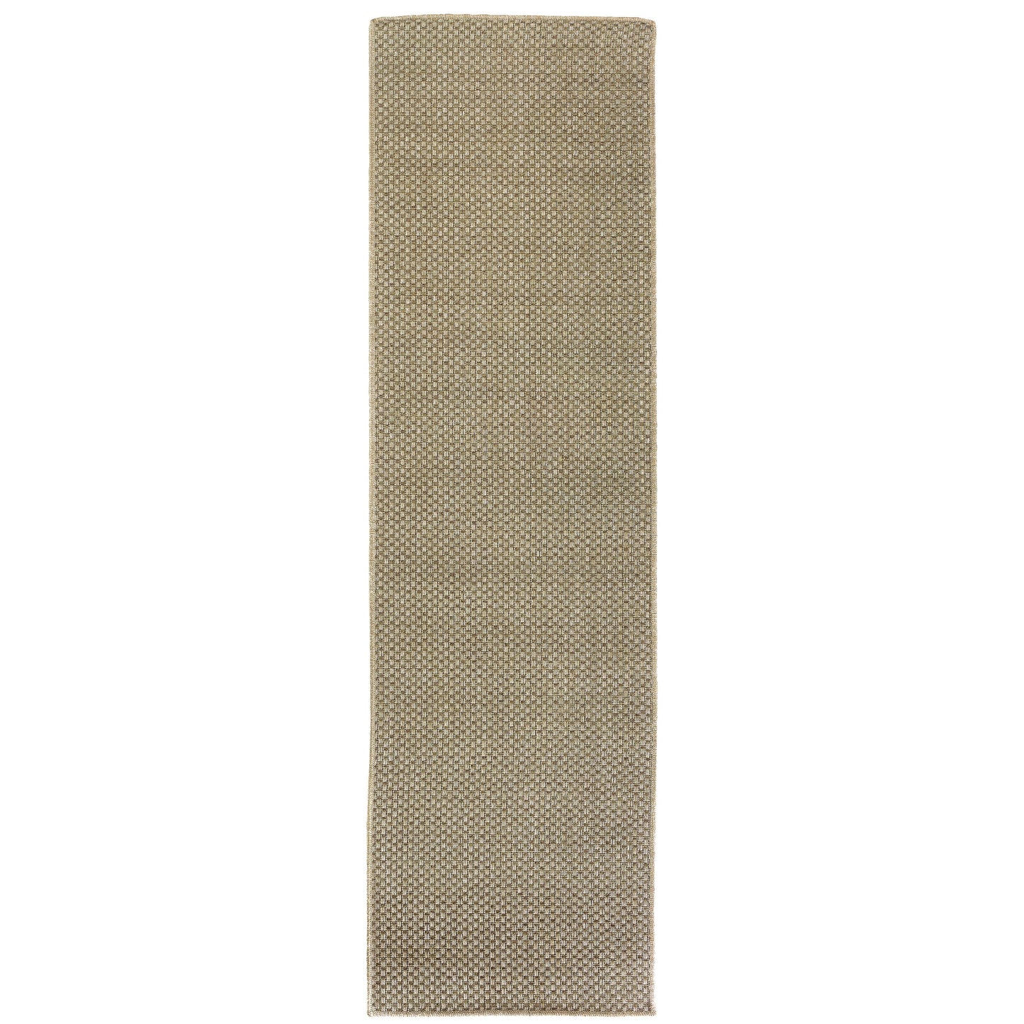 Tapis d'intérieur et d'extérieur Vista Home Kauai en tissage panier ton sur ton.