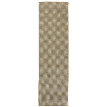 Tapis d'intérieur et d'extérieur Vista Home Kauai en tissage panier ton sur ton.