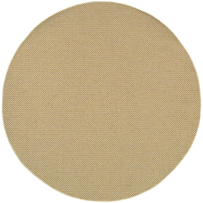 Tapis d'intérieur et d'extérieur Vista Home Kauai en tissage panier ton sur ton.