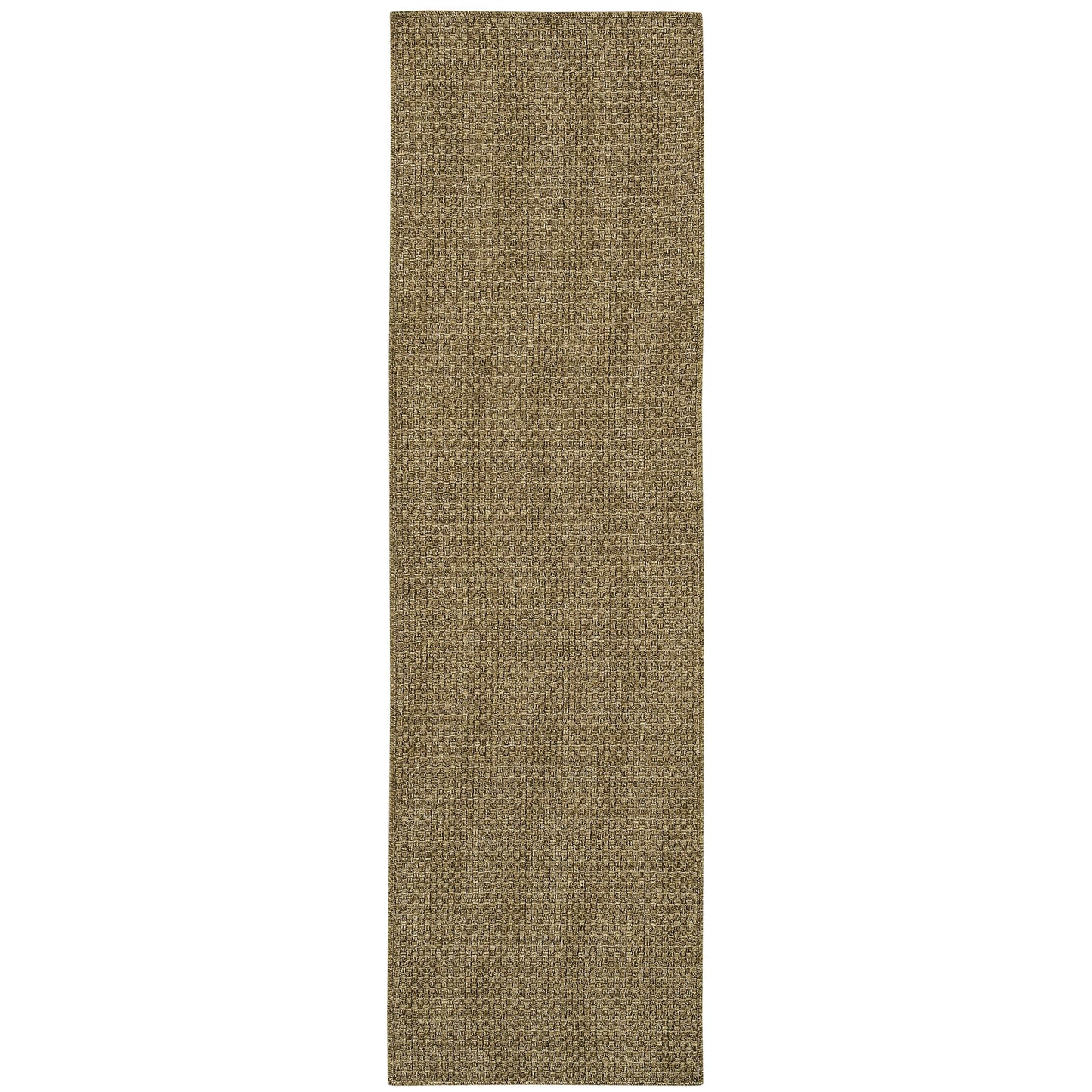 Tapis d'intérieur et d'extérieur Vista Home Kauai en tissage panier ton sur ton.