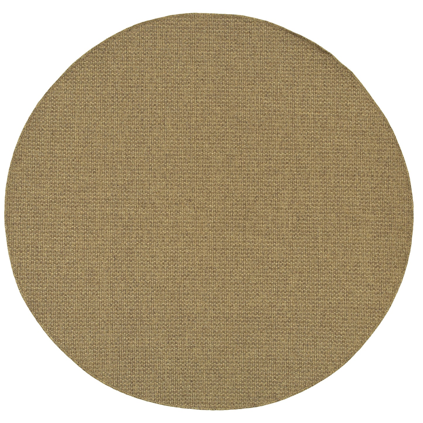 Tapis d'intérieur et d'extérieur Vista Home Kauai en tissage panier ton sur ton.