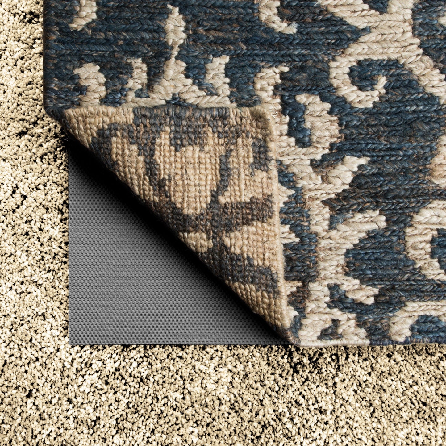 Sous-tapis d'intérieur réversible multi-surfaces Vista Home. - Gris
