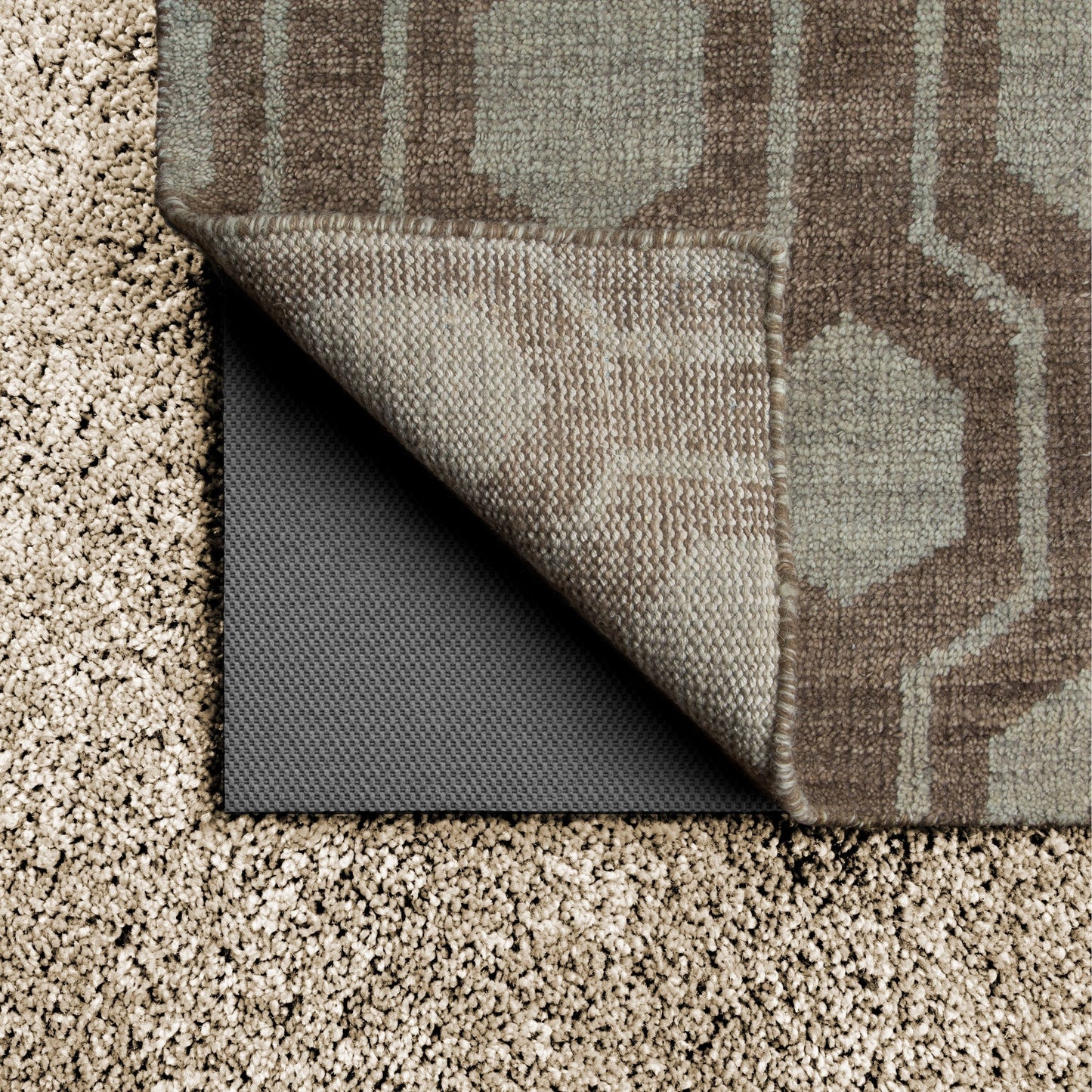 Sous-tapis d'intérieur multi-surfaces réversible Vista Home - Gris
