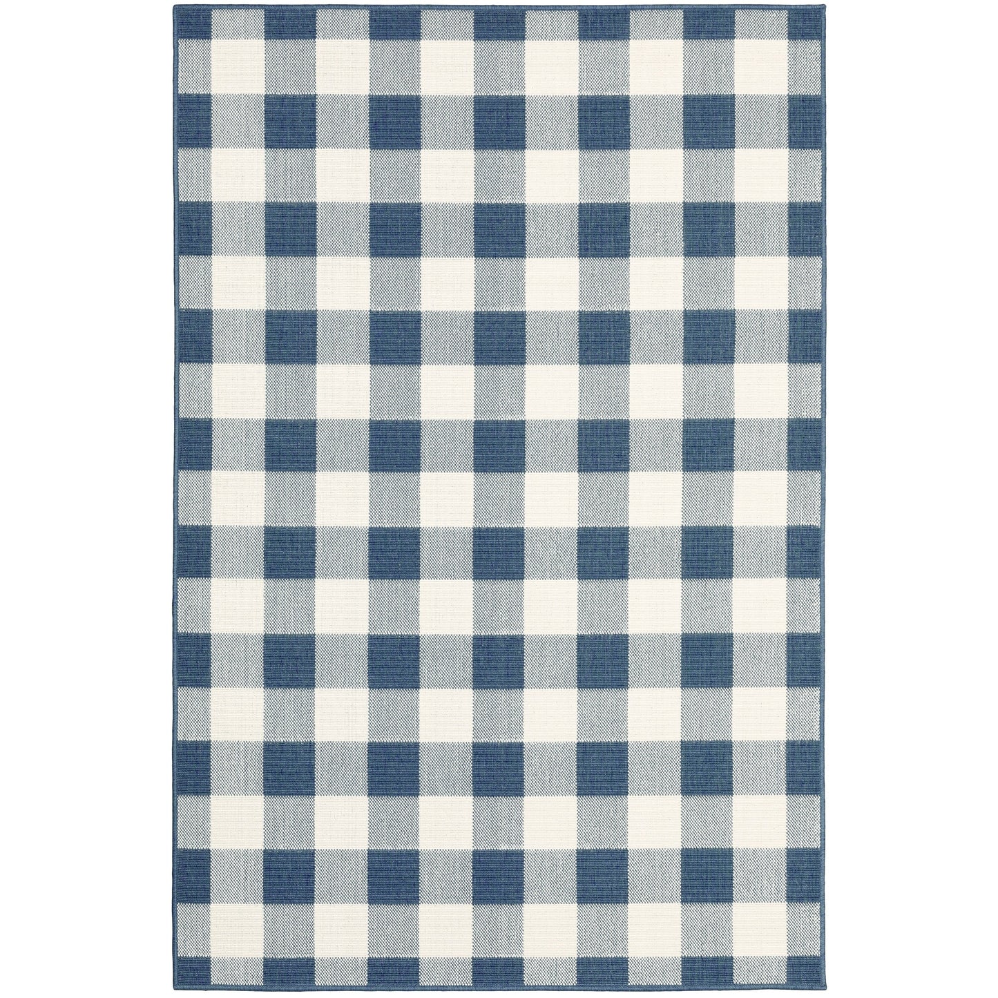 Tapis d'intérieur/extérieur à carreaux vichy de Malte de Vista Home