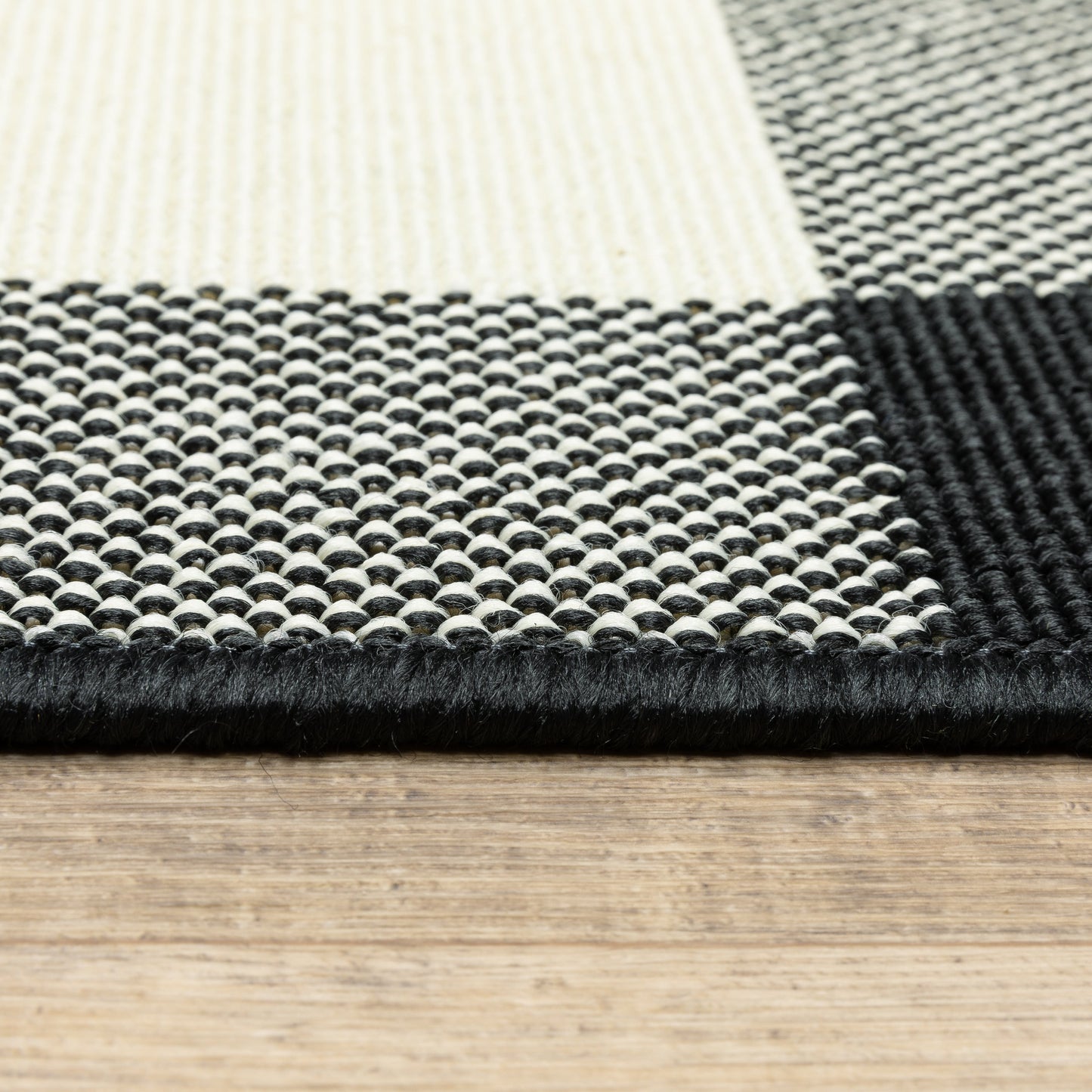 Tapis d'intérieur/extérieur à carreaux vichy de Malte de Vista Home