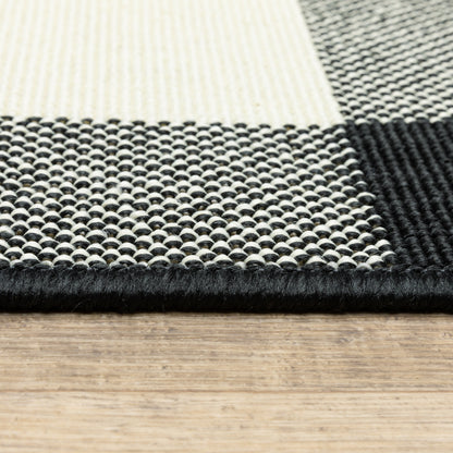 Tapis d'intérieur/extérieur à carreaux vichy de Malte de Vista Home