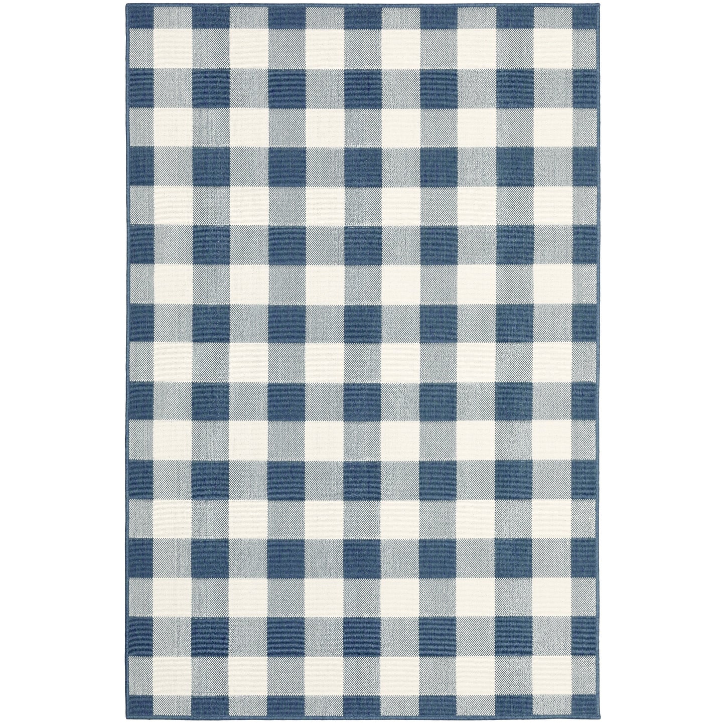 Tapis d'intérieur/extérieur à carreaux vichy de Malte de Vista Home