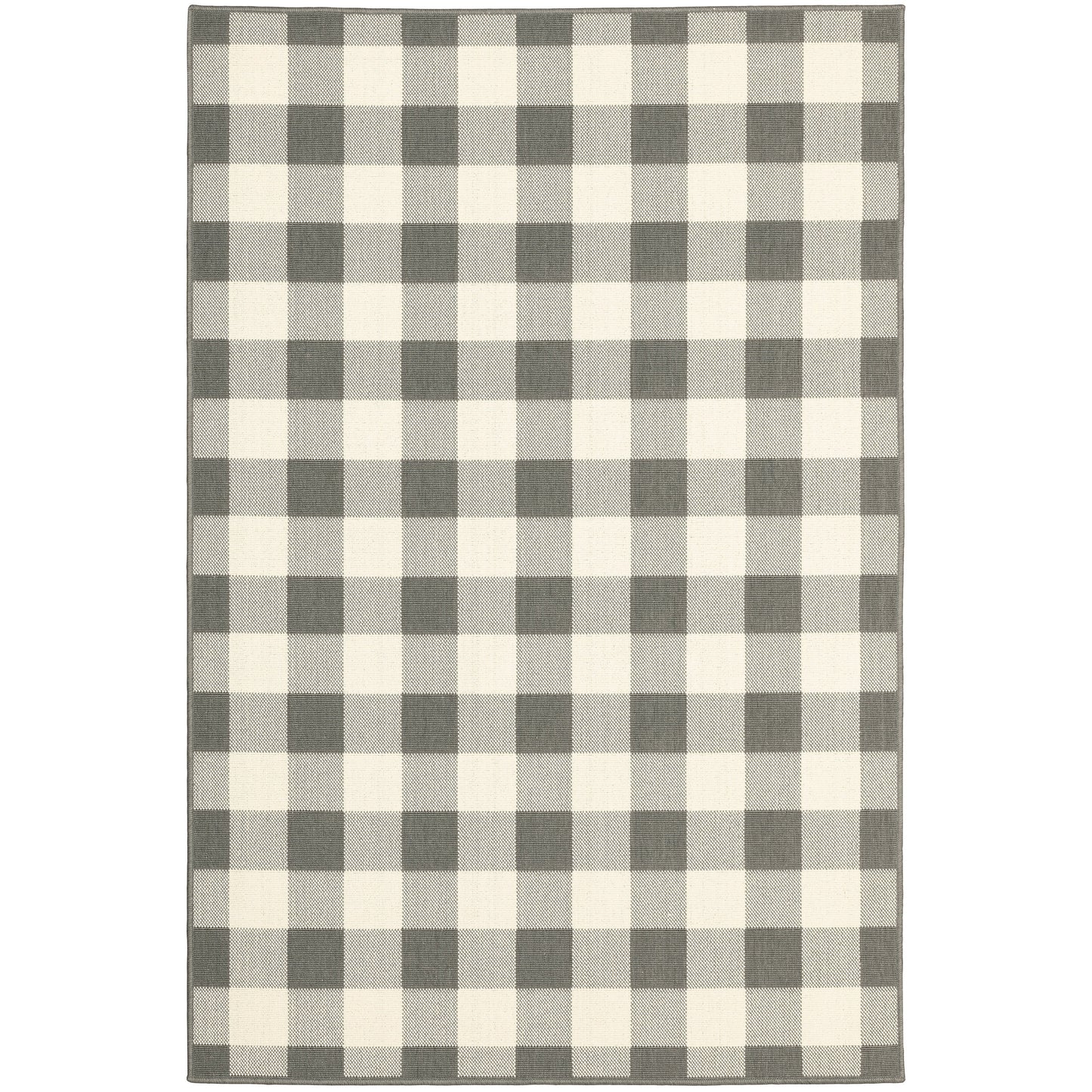 Tapis d'intérieur/extérieur à carreaux vichy de Malte de Vista Home