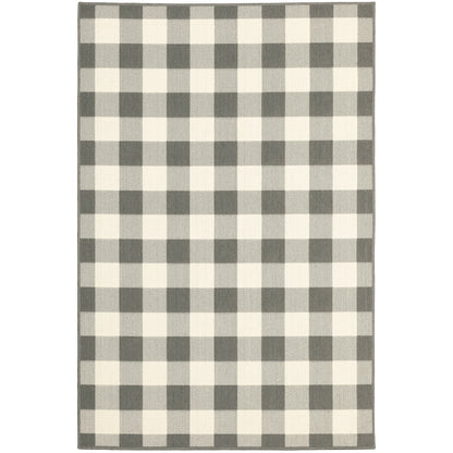 Tapis d'intérieur/extérieur à carreaux vichy de Malte de Vista Home